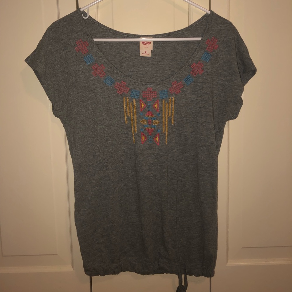 Tribal patterned t-shirt